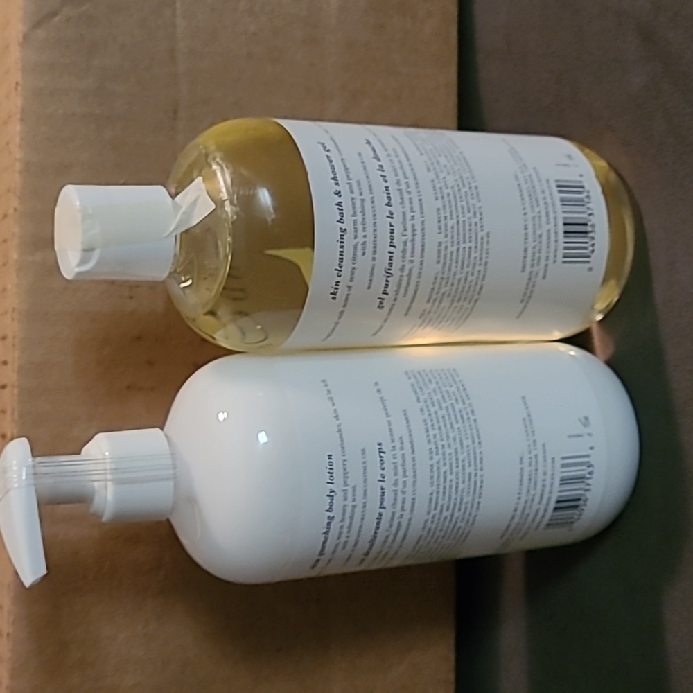 Crabtree & Evelyn London, 2-piece set Citron Bath & Shower Gel & Body Lotion - Picture 2 of 2